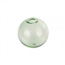 1 Round glass ball of 12mm Green to fill