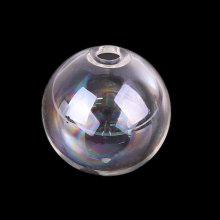 1 Round glass ball to fill 20mm AB Transparent