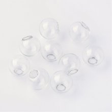 Glass balls round 08mm 20 pieces to fill