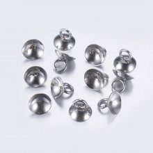 5 Cups for glass balls round N°02.