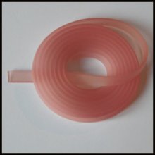 1 meter flat Pvc cord 5.8 x 1.9 mm Old Pink