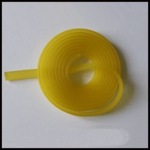 1 meter flat Pvc cord 5.8 x 1.9 mm Yellow.