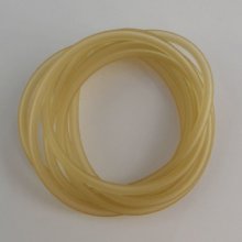 1 meter Pvc Hollow cord 3 mm Champagne