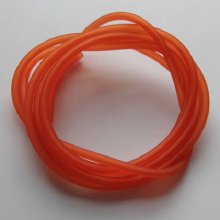 1 meter Pvc Hollow cord 3 mm Orange