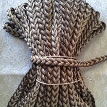 1 meter braided waxed braid of 20 mm N°02