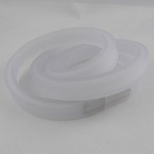 0.50 Cm PVC hollow rectangle White