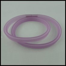 0.50 Cm PVC hollow rectangle Purple