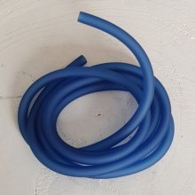 1 meter Pvc Hollow cord 6,5 mm Dark Blue