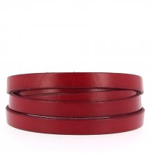 Flat Calf Leather Flame 10 mm Smooth by 20 cm