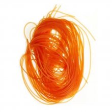 1 meter of 1.5 mm orange PVC wire.