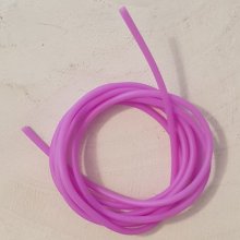 1 meter of hollow pvc cord of 2 mm Parma.