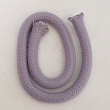40 cm climbing rope round 10 mm Grey