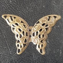 Bronze butterfly filigree stamp N°05