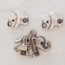 Elephant charm N°06 x 3 pieces