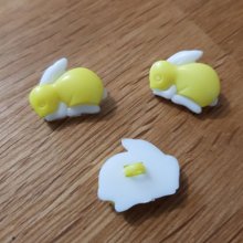 Fancy button for children rabbit N° 08