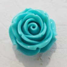 Synthetic Flower N°03-07 turquoise