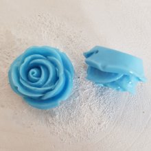 Synthetic Flower N°03-15 sky blue