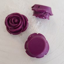 Synthetic Flower N°03-18 dark purple