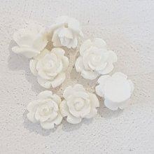 Synthetic Flower 09 mm N°01-03 White