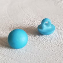 Fancy buttons, children, babies Half ball pattern N°04-01 Blue