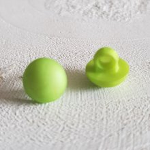 Fancy buttons, children, babies Half ball pattern N°04-02 Green