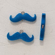 Pendant Moustache N°08 Turquoise