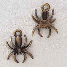Spider charm N°01 Bronze
