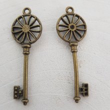 Key Charm N°04 Bronze