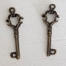 Key Charm N°23 Bronze