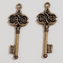 Key Charm N°30 Bronze