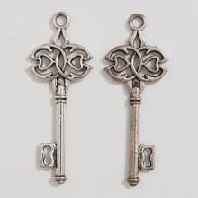 Key Charm N°30 Silver