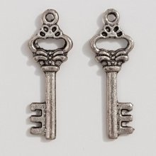 Key Charm N°31 Silver