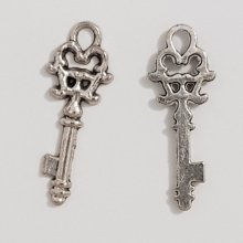 Key Charm N°32 Silver