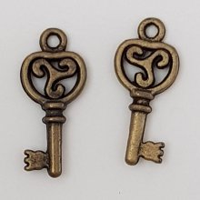 Key Charm N°38 Bronze