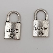 Charm padlock lock N°06