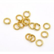 20 Open joint rings 05 mm Gold