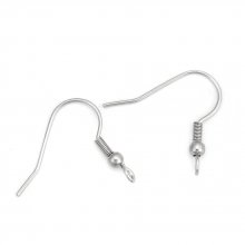 Earring holder Stainless steel hook N°03 x 1 pair