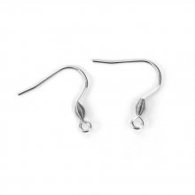 Earring holder Stainless steel hook N°04 x 1 pair