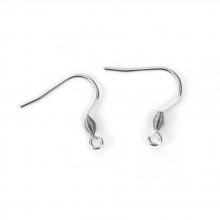 Earring holder Stainless steel hook N°04 x 5 pairs
