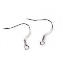 Earring holder Stainless steel hook N°06 x 1 pair