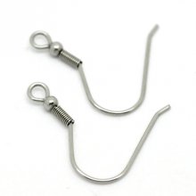 Earring holder Stainless steel hook N°07 x 1 pair