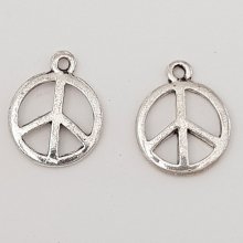 Peace &amp; Love Charm N°03 Silver 