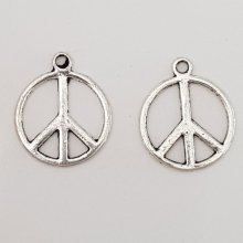 Peace &amp; Love Charm N°05 Silver 