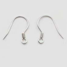 925 silver hook earring holder N°04 x 1 pair