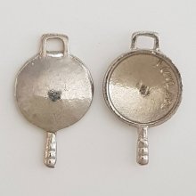 Silver stove charm
