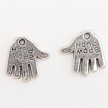 Hand charm "MADE HAND" N°01 Silver