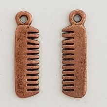 Hair comb charm Copper