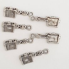 Hair comb charm N°04-02 Lot 6 pieces