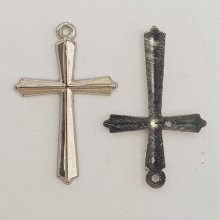 Cross Charm N°01 Silver