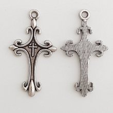 Cross Charm N°03 Silver